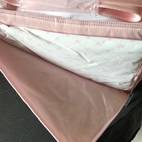 Giorgio Armani junior Baby diaper bag pink NWT! - Picture 3 of 6